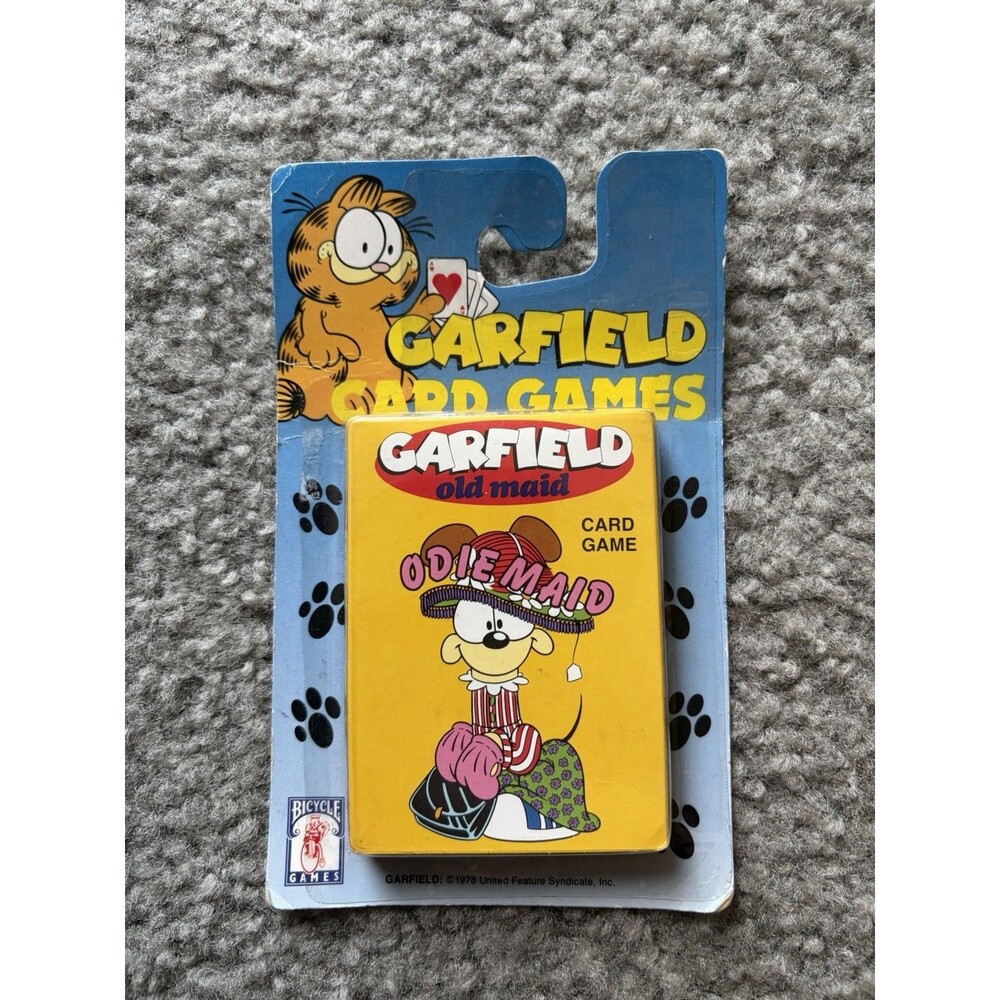 Garfield 1978 Card Game ‘Old Maid Odie Maid ’ SEALED